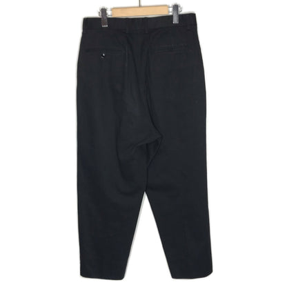 Adam et Rope | アダムエロペ ワイドテーパードパンツ パンツ GMS-12110-B ブラック サイズ：L【倉吉店】