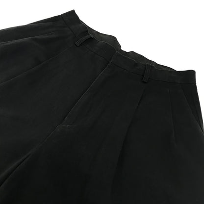 Adam et Rope | アダムエロペ ワイドテーパードパンツ パンツ GMS-12110-B ブラック サイズ：L【倉吉店】