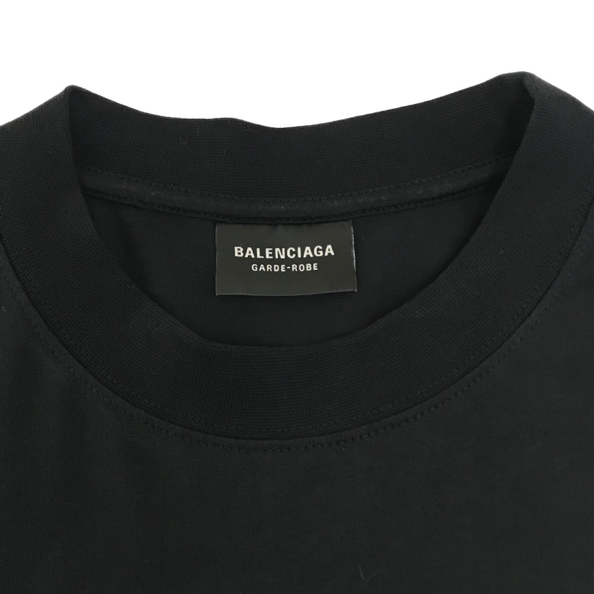 BALENCIAGA | バレンシアガ Care Label Medium Fit 半袖Ｔシャツ 724514 TNVL9 ブラック サイズ：XS【倉吉店】
