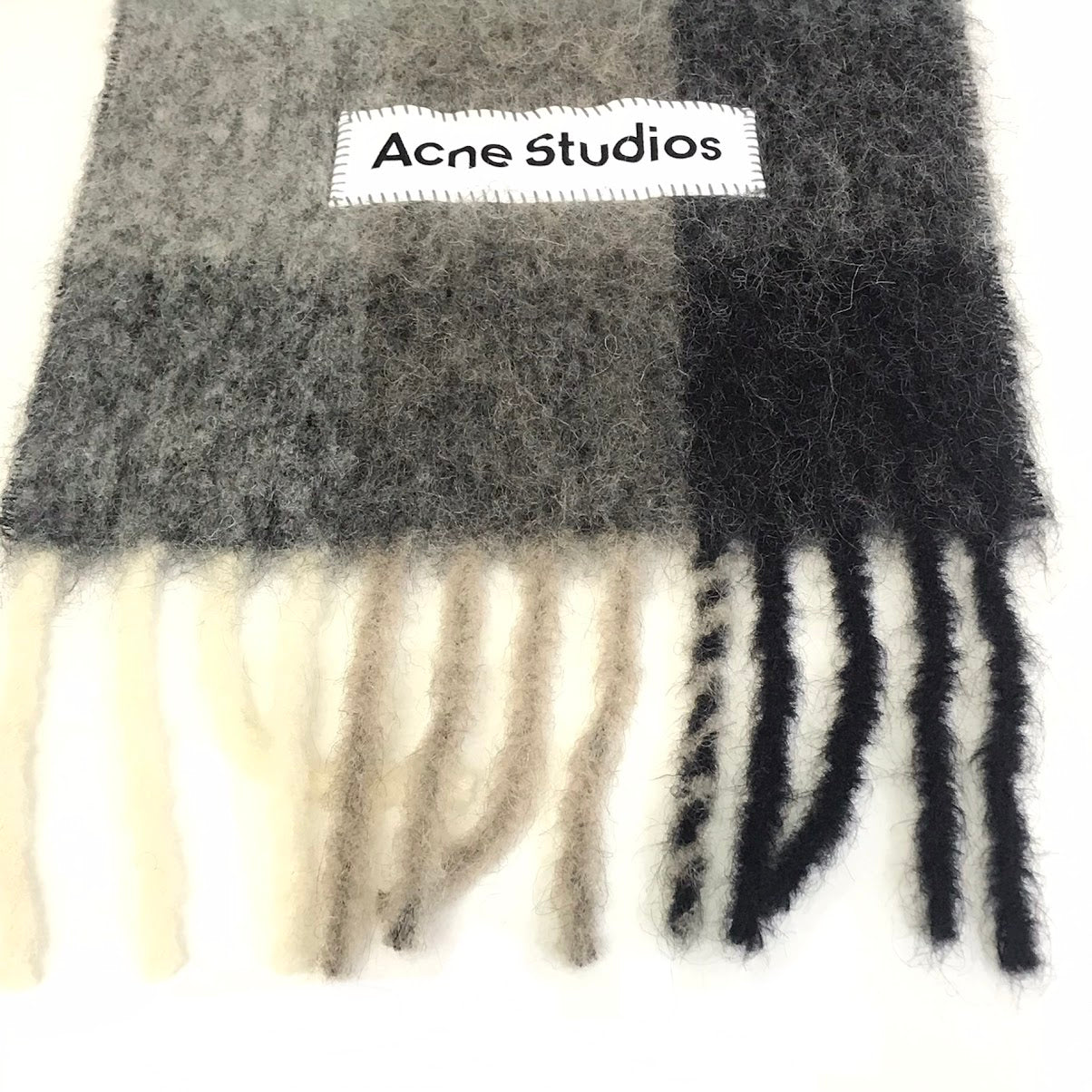 ACNE STUDIOS | アクネストゥディオズ モヘアチェックスカーフ マフラー マルチカラー【倉吉店】