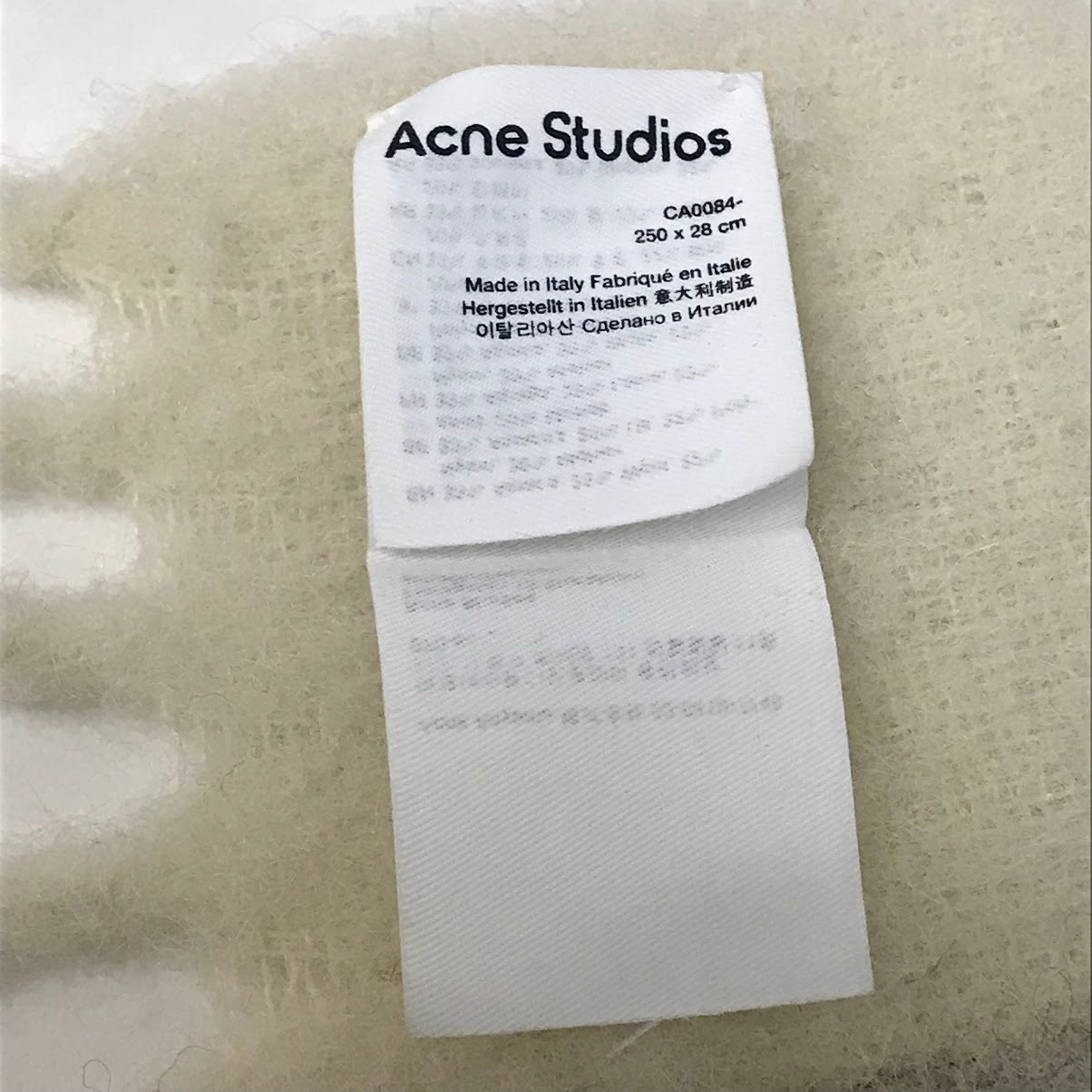 ACNE STUDIOS | アクネストゥディオズ モヘアチェックスカーフ マフラー マルチカラー【倉吉店】