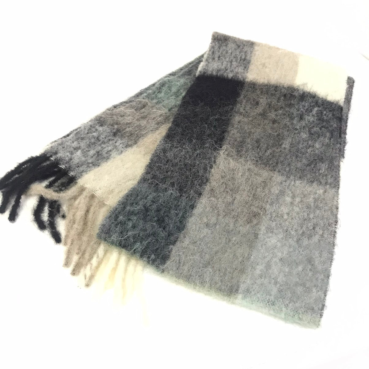 ACNE STUDIOS | アクネストゥディオズ モヘアチェックスカーフ マフラー マルチカラー【倉吉店】