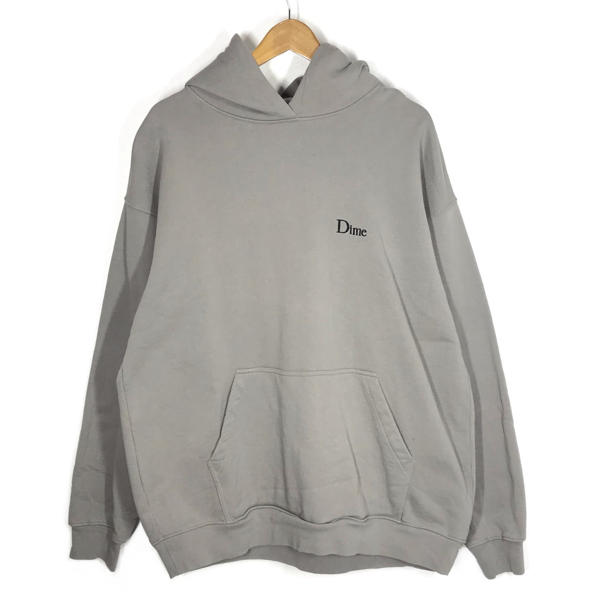 DIME | ダイム Classic Small Logo Hoodie プルオーバーパーカー パーカー グレー サイズ：XL【倉吉店】