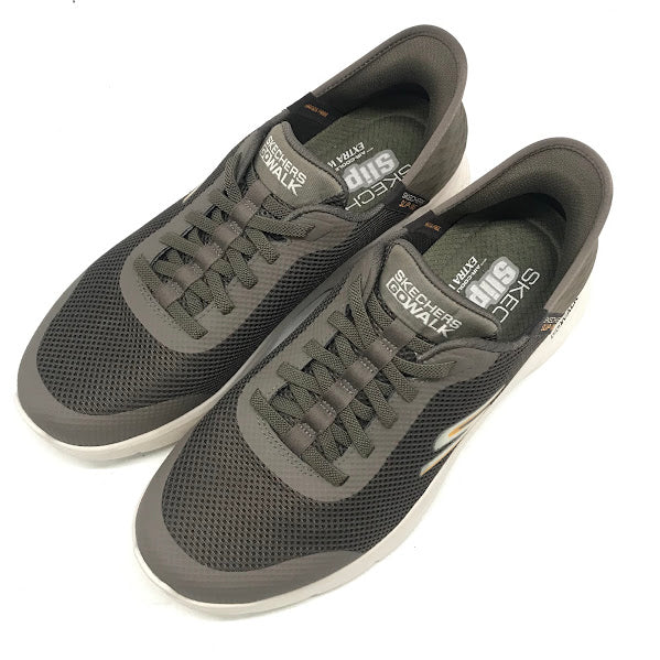 SKECHERS | スケッチャーズ Slip-ins GO WALK FLEX-HANDS UP スニーカー 216324WW グレー 28cm【倉吉店】