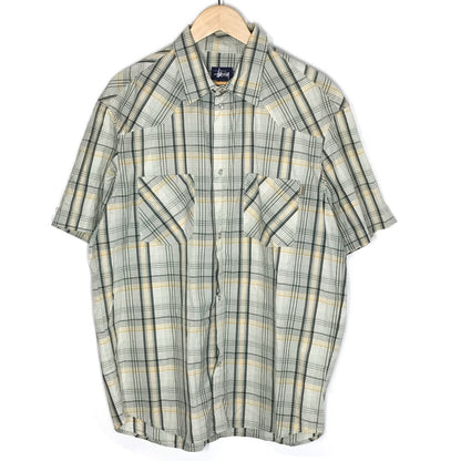 STUSSY | ステューシー 90S チェック柄 USA製 半袖シャツ サイズ：L【倉吉店】