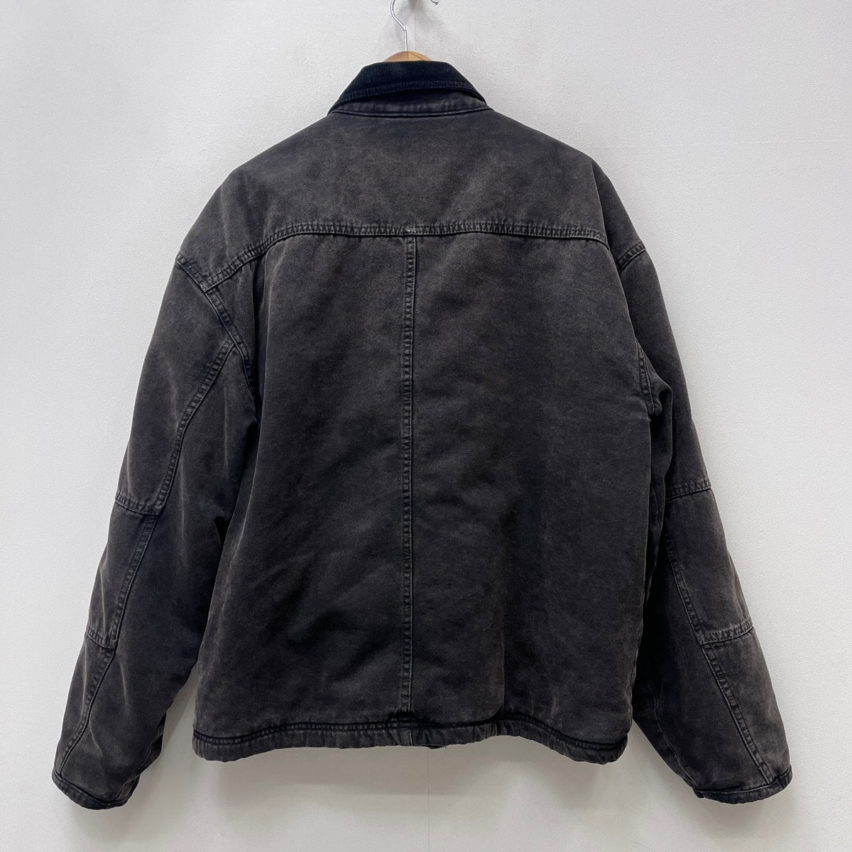 STUSSY | ステューシー Washed Canvas Shop JKT デニム 115589 ブラック サイズ：L【加古川店】