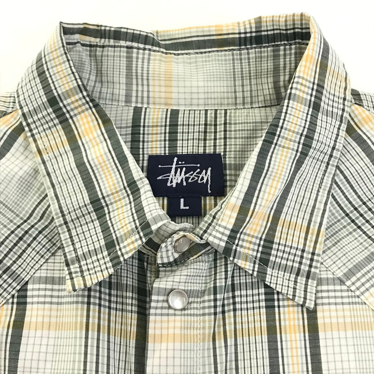 STUSSY | ステューシー 90S チェック柄 USA製 半袖シャツ サイズ：L【倉吉店】