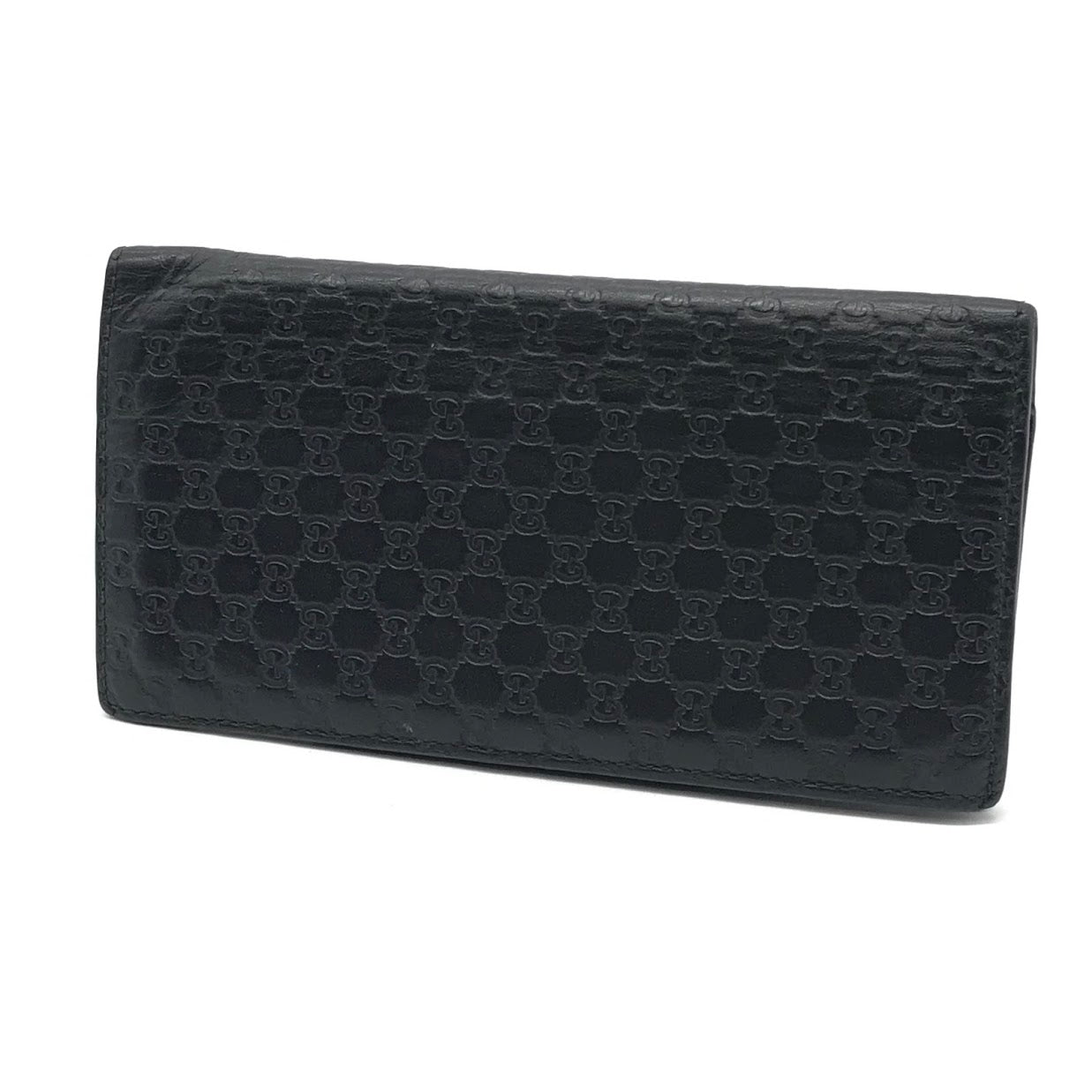 GUCCI | グッチ グッチシマ 長財布 二つ折り 札入れ 449245 ブラック【倉吉店】
