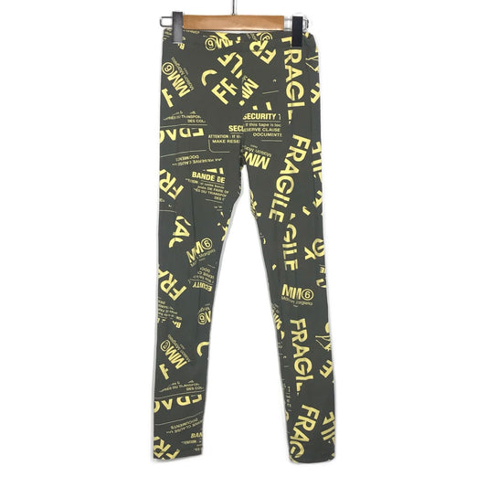 MM6(Maison Margiela) | エムエムシックスメゾンマルジェラ 総柄プリントパンツ レギンス サイズ:キッズ12 その他ボトムス M60038【倉吉店】
