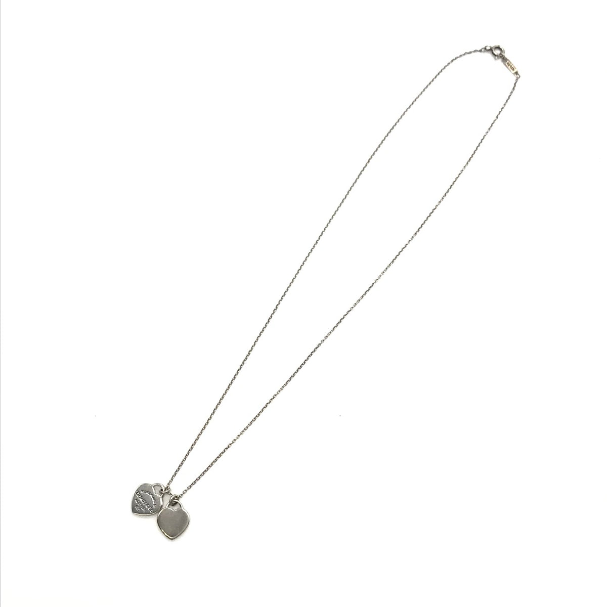 Tiffany&co | ティファニー リターントゥダブルハート ネックレス シルバー サイズ：40【倉吉店】