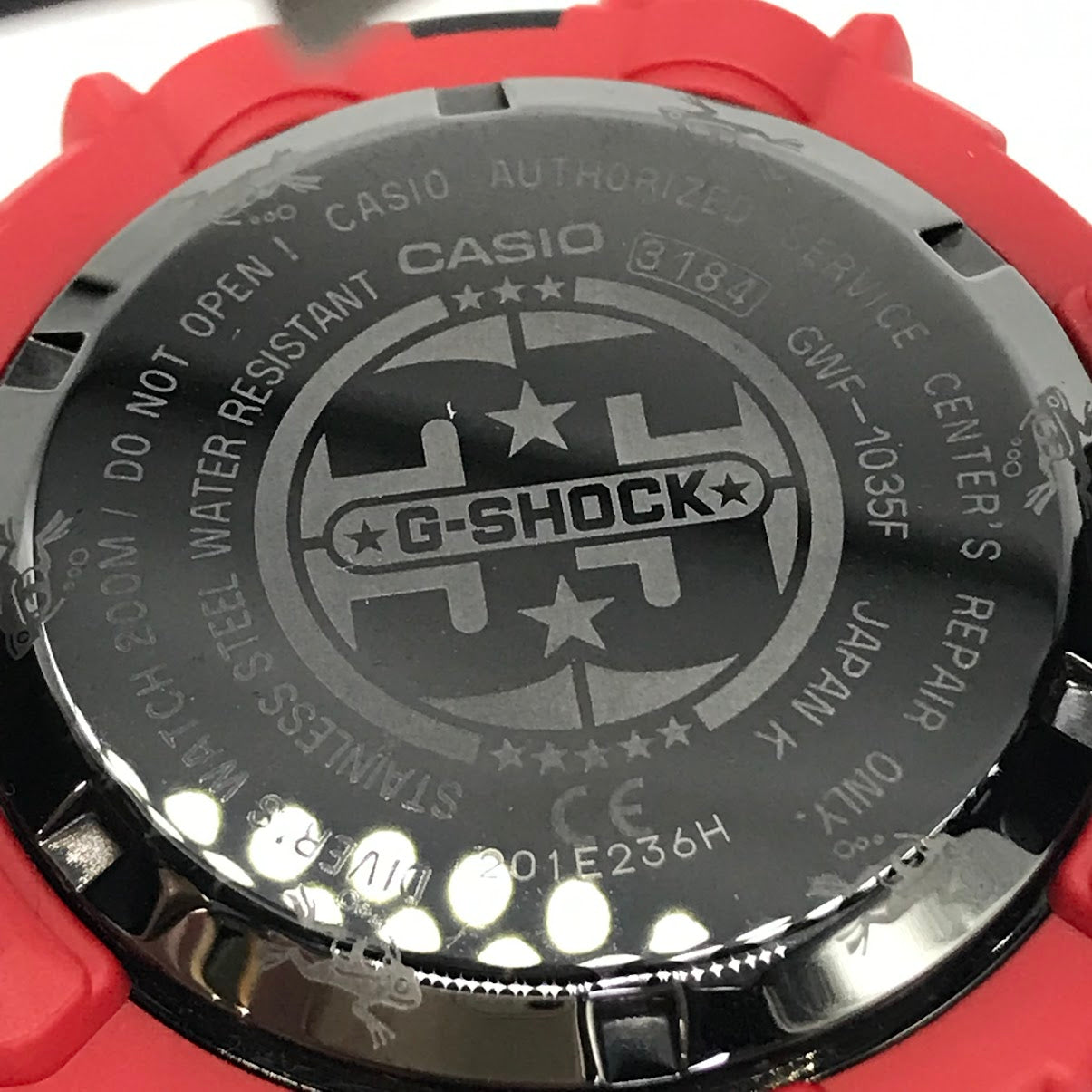 G-SHOCK | ジーショック 35周年モデル MAGMA OCEAN マグマオーシャン FROGMAN フロッグマン デジタル電波ソーラー 腕時計 GW-1035F-1JR ブラック【倉吉店】