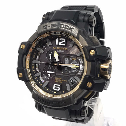 G-SHOCK | ジーショック Master of G GRAVITYMASTER アナログ電波ソーラー 腕時計 GPW-1000 ブラック【倉吉店】