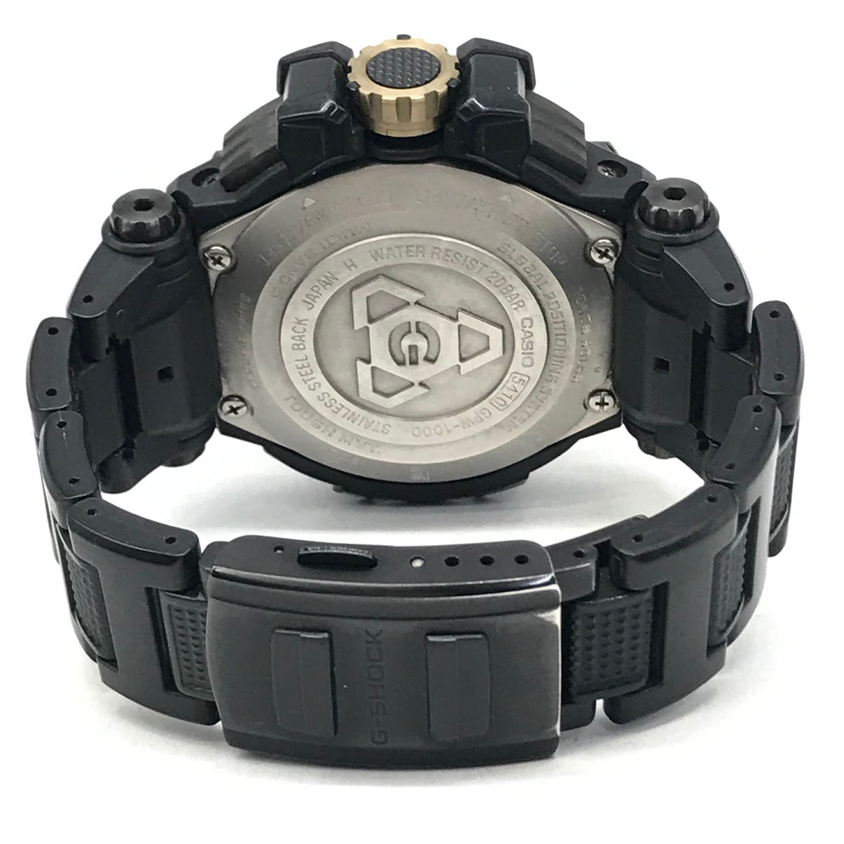 G-SHOCK | ジーショック Master of G GRAVITYMASTER アナログ電波ソーラー 腕時計 GPW-1000 ブラック【倉吉店】