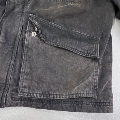 STUSSY | ステューシー Washed Canvas Shop JKT デニム 115589 ブラック サイズ：L【加古川店】