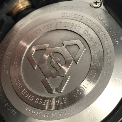 G-SHOCK | ジーショック Master of G GRAVITYMASTER アナログ電波ソーラー 腕時計 GPW-1000 ブラック【倉吉店】