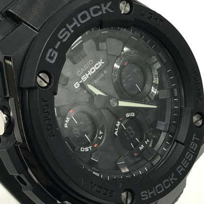 G-SHOCK | ジーショック G-STEEL アナデジ電波ソーラー 腕時計 GST-W100G-1BJF ブラック【倉吉店】