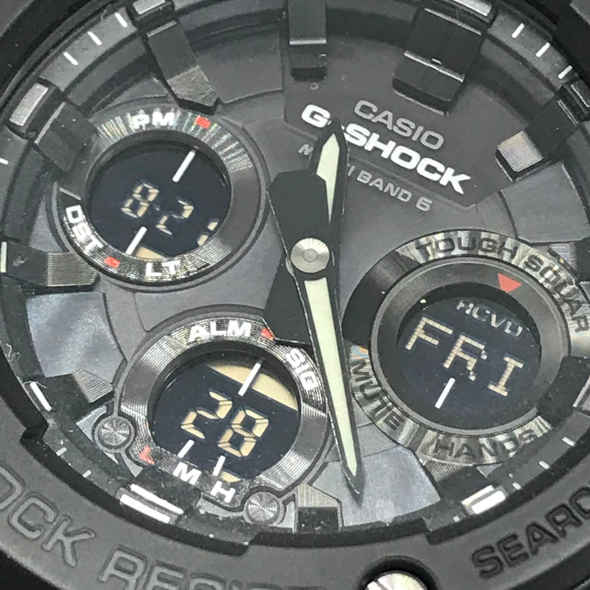 G-SHOCK | ジーショック G-STEEL アナデジ電波ソーラー 腕時計 GST-W100G-1BJF ブラック【倉吉店】