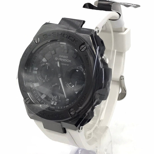 G-SHOCK | ジーショック G-STEEL アナデジ電波ソーラー 腕時計 GST-W110MS-7AJF ブラック×ホワイト【倉吉店】