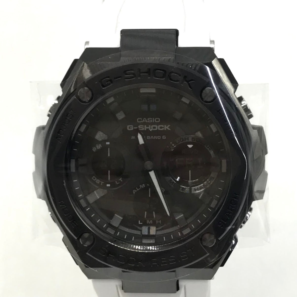 G-SHOCK | ジーショック G-STEEL アナデジ電波ソーラー 腕時計 GST-W110MS-7AJF ブラック×ホワイト【倉吉店】