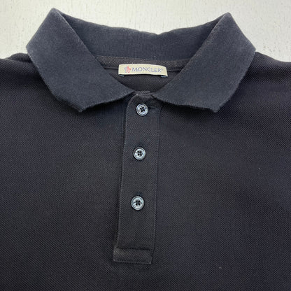 MONCLER | モンクレール MAGLIA POLO MANICA CORTA 2019 ポロシャツ F10918A70510 ブラック サイズ：XS【加古川店】