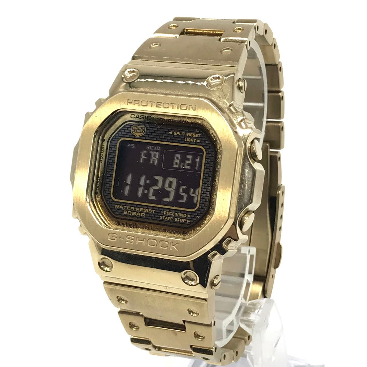 G-SHOCK | ジーショック FULL METAL デジタル電波ソーラー 腕時計 GMW-B5000GD-9JF ゴールド【倉吉店】