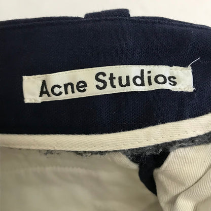 ACNE STUDIOS | アクネストゥディオズ タックスラックス その他ボトムス FN-MN-TROU000117 ネイビー サイズ：46【倉吉店】