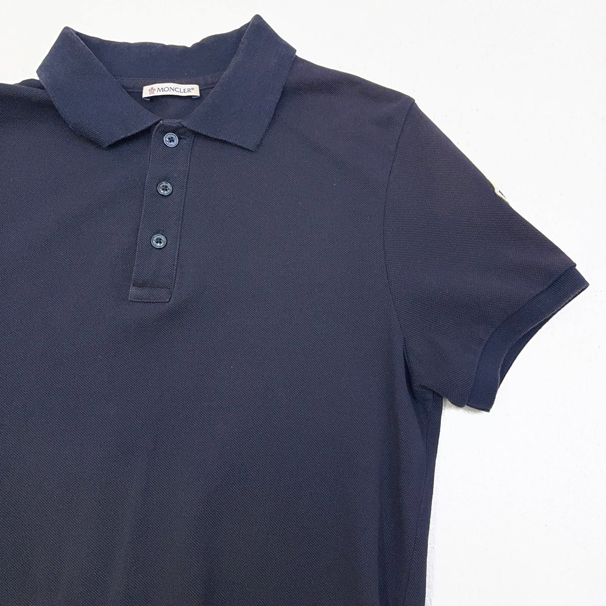 MONCLER | モンクレール MAGLIA POLO MANICA CORTA 2019 ポロシャツ F10918A70510 ブラック サイズ：XS【加古川店】