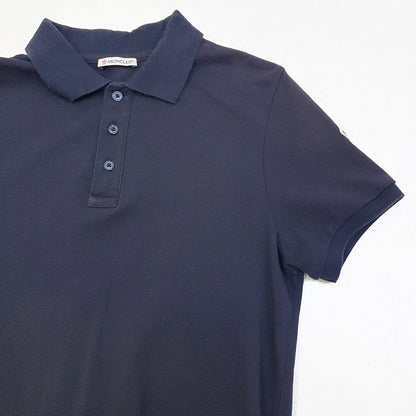 MONCLER | モンクレール MAGLIA POLO MANICA CORTA 2019 ポロシャツ F10918A70510 ブラック サイズ：XS【加古川店】