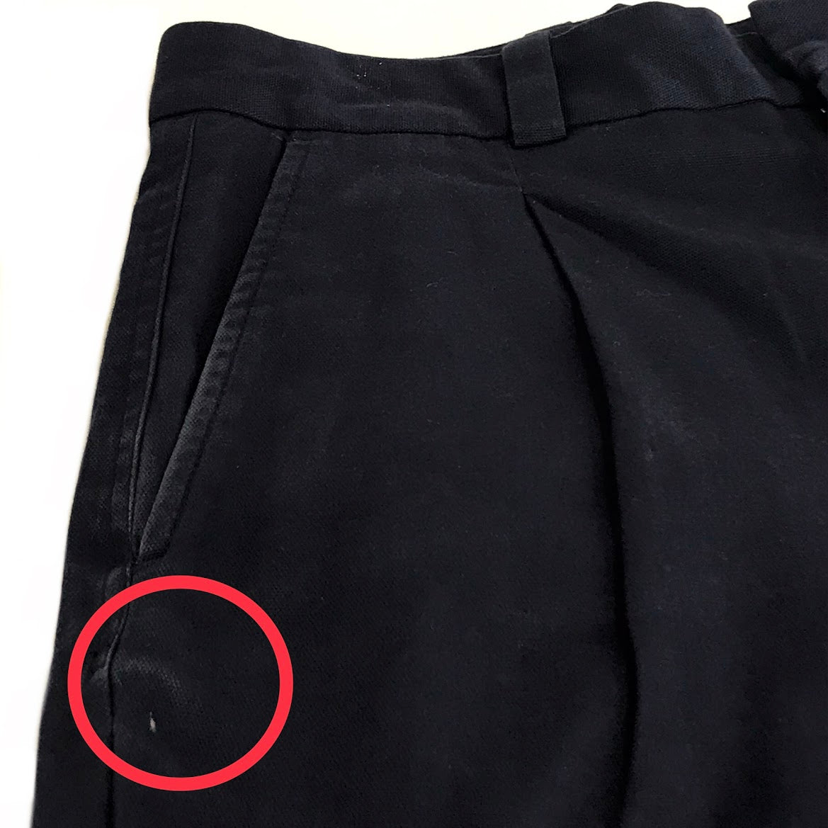 ACNE STUDIOS | アクネストゥディオズ タックスラックス その他ボトムス FN-MN-TROU000117 ネイビー サイズ：46【倉吉店】