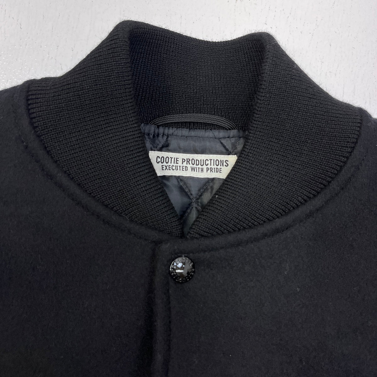 COOTIE | クーティー Wool Melton Error Fit Stadium Jacket 22AW スタジャン CTE-22A221 ブラック サイズ：L【加古川店】