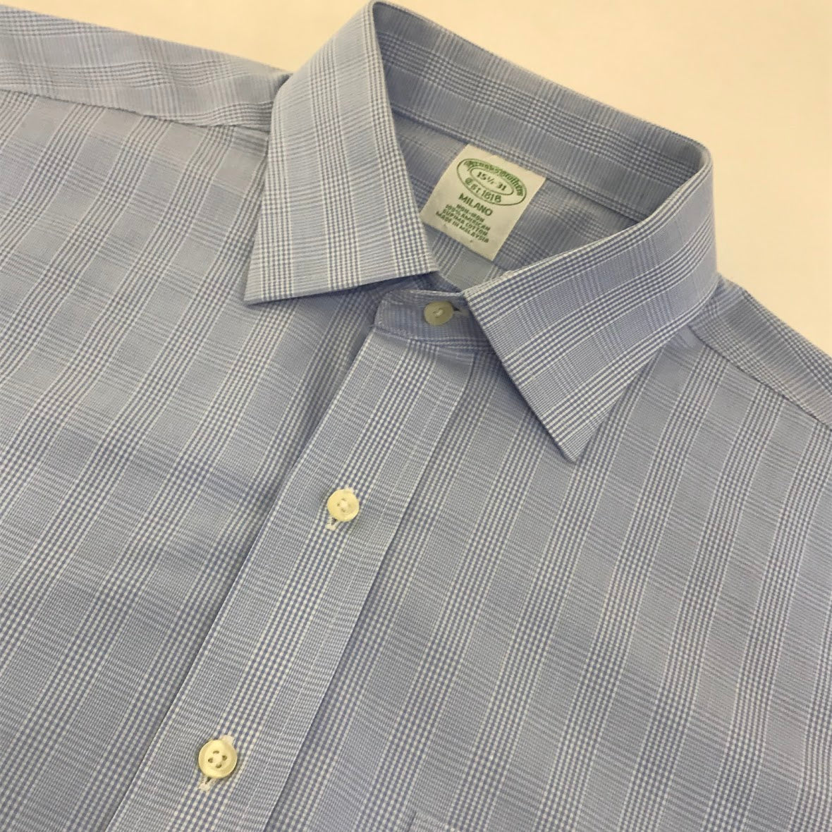Brooks Brothers | ブルックスブラザーズ MILANO サイズ:15.5 長袖シャツ ブルー【倉吉店】