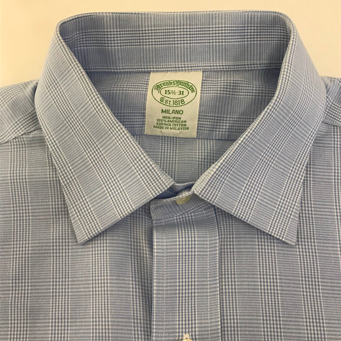 Brooks Brothers | ブルックスブラザーズ MILANO サイズ:15.5 長袖シャツ ブルー【倉吉店】