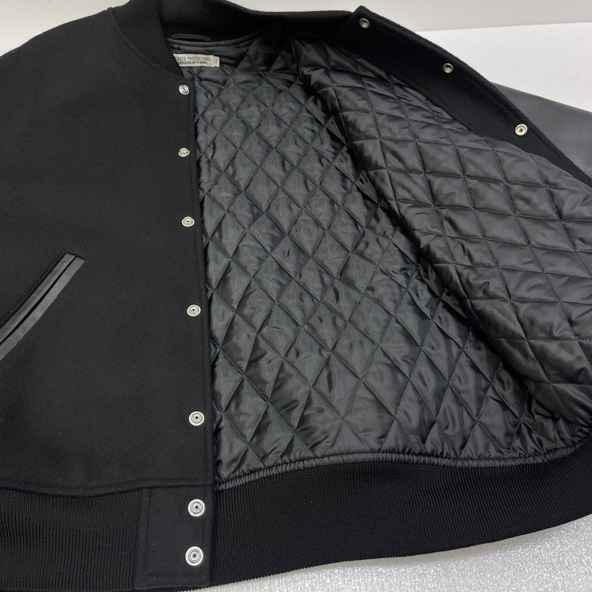 COOTIE | クーティー Wool Melton Error Fit Stadium Jacket 22AW スタジャン CTE-22A221 ブラック サイズ：L【加古川店】