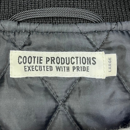 COOTIE | クーティー Wool Melton Error Fit Stadium Jacket 22AW スタジャン CTE-22A221 ブラック サイズ：L【加古川店】
