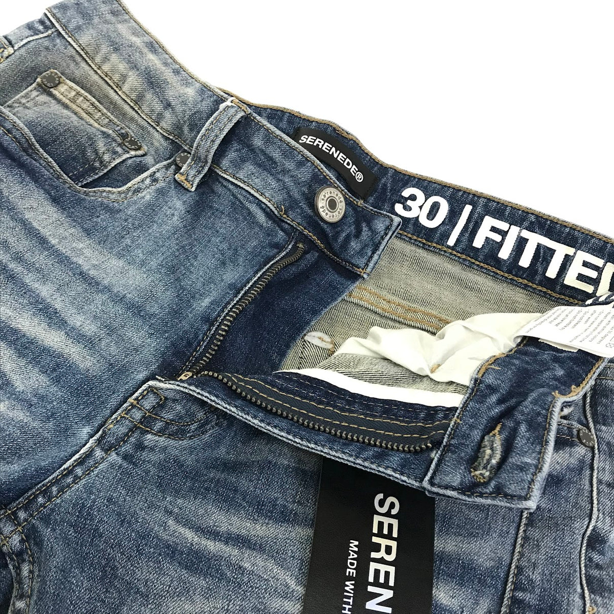 SERENEDE｜セレナーデ FITTED DENIM デニムパンツ ブルー サイズ：30【倉吉店】