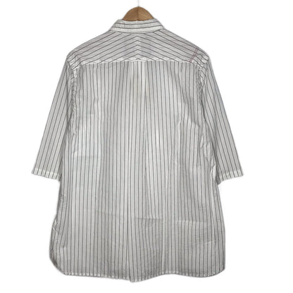 Anachronorm | アナクロノーム Ring Snap 1/2 Sleeve Shirt 半袖シャツ ANA384 ストライプ柄 ホワイト サイズ：1【倉吉店】