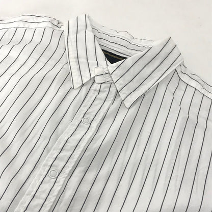 Anachronorm | アナクロノーム Ring Snap 1/2 Sleeve Shirt 半袖シャツ ANA384 ストライプ柄 ホワイト サイズ：1【倉吉店】