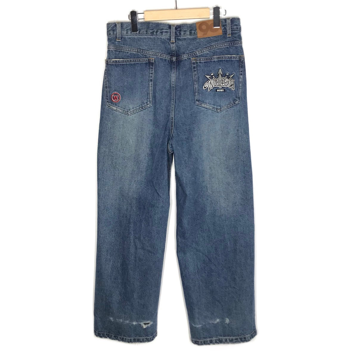 9090×WudgeBoy ダメージ加工 デニムパンツ NN1520 ブルー サイズ：XL【倉吉店】