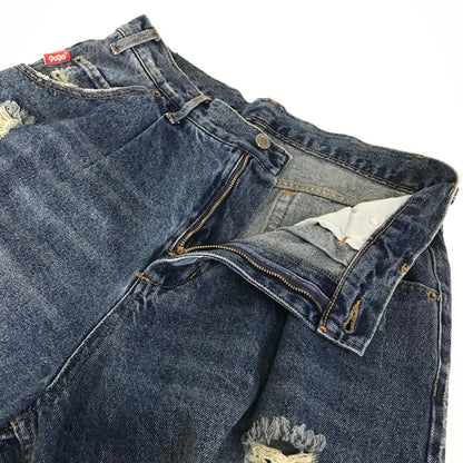 9090×WudgeBoy ダメージ加工 デニムパンツ NN1520 ブルー サイズ：XL【倉吉店】