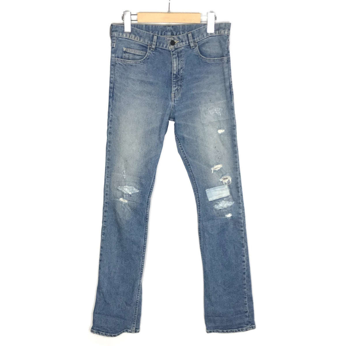 N.HOOLYWOOD | エヌハリウッド Damage repair processing denim ダメージ加工 スキニー デニムパンツ 221-CP01 peg ブルー サイズ：29【倉吉店】