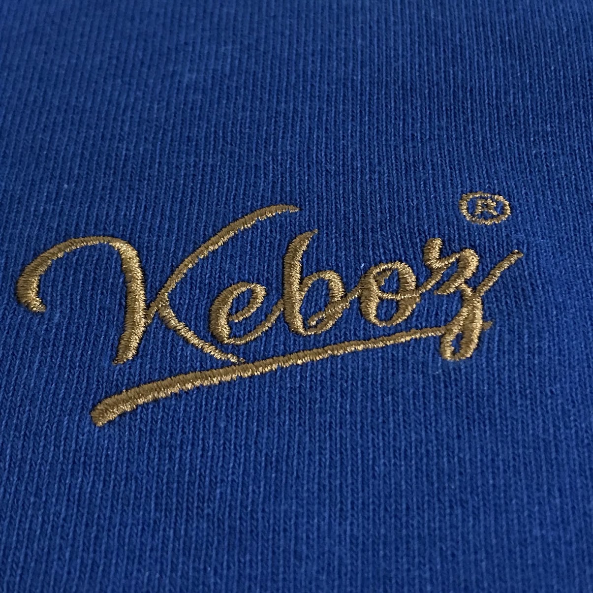 KEBOZ | ケボズ ラガーシャツ 長袖 ポロシャツ ネイビー×ブラウン サイズ：XL【倉吉店】
