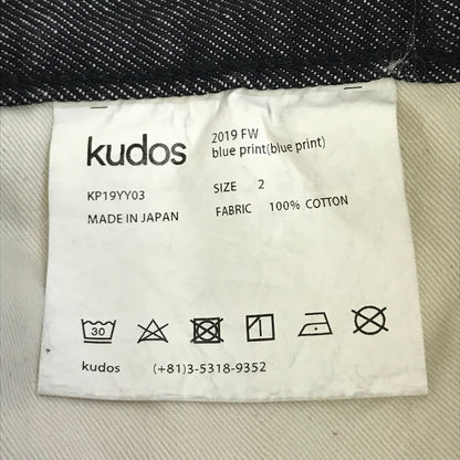 Kudos｜クードス 19AW MY OLD DENIM TROUSERS デニムパンツ KP19YY03 ブラック サイズ：2【倉吉店】