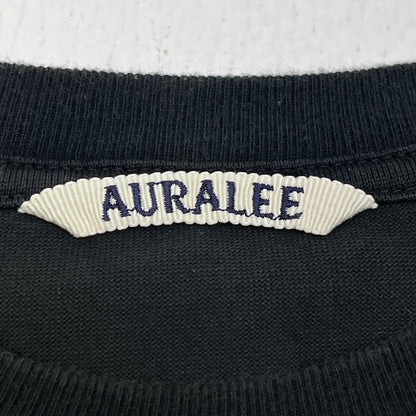 AURALEE | オーラリー LUSTER PLAITING L/S TEE 長袖Ｔシャツ A00SP01GT ブラック サイズ：4【加古川店】