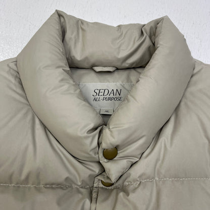 SEDAN ALL-PURPOSE Classic Down Vest ダウンベスト SD22F-JK02 カーキ サイズ：XL【加古川店】