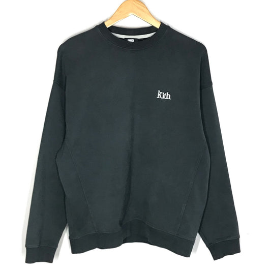 Kith｜キス 刺繍ロゴ スウェット ブラック サイズ：M【倉吉店】