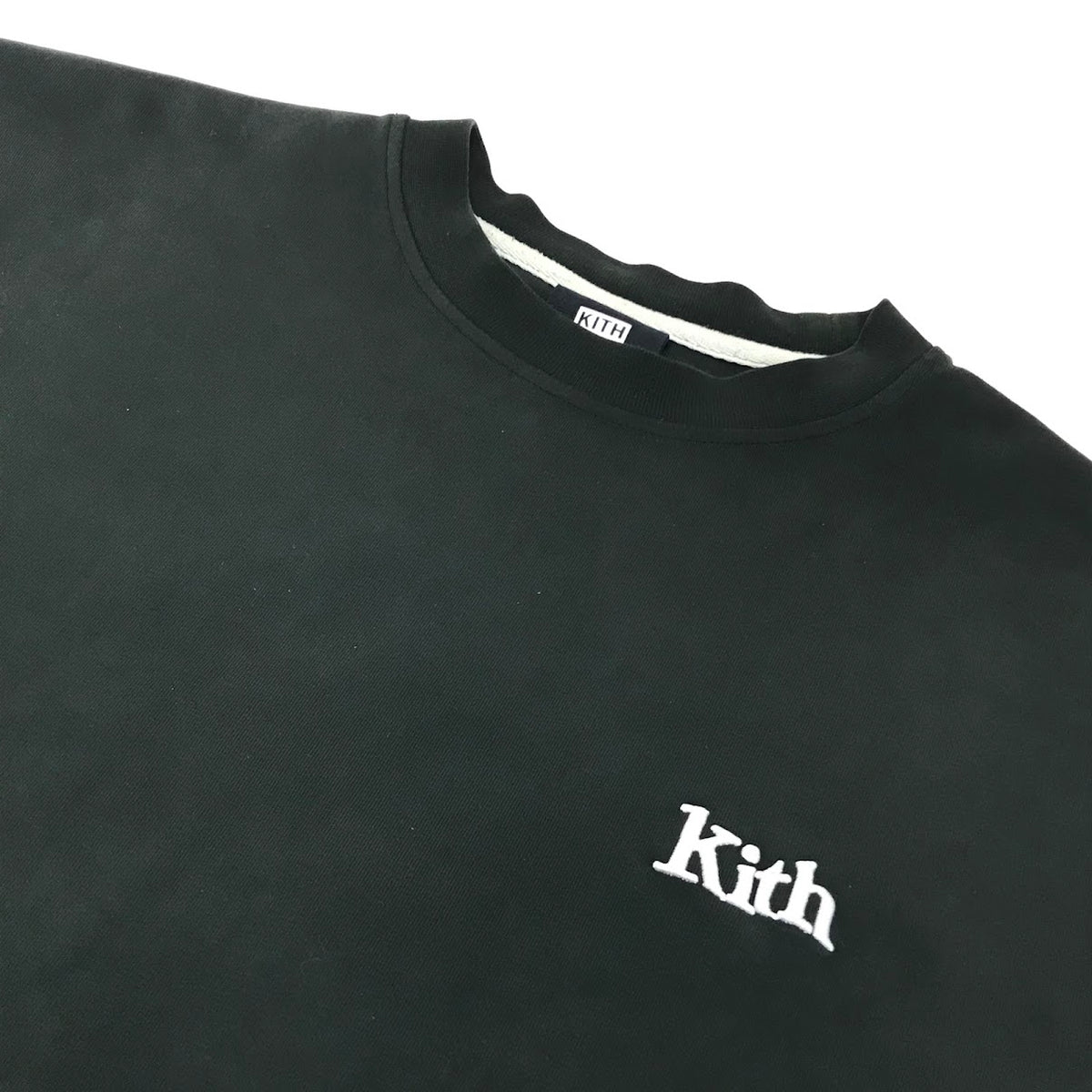 Kith｜キス 刺繍ロゴ スウェット ブラック サイズ：M【倉吉店】