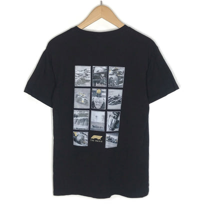 APX GP F1 フォーミュラ1 ザ・ムービー APXGP フォトコラージュ Tシャツ 半袖Ｔシャツ ブラック サイズ：M【倉吉店】