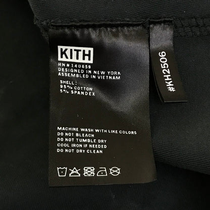 Kith｜キス 刺繍ロゴ スウェット ブラック サイズ：M【倉吉店】