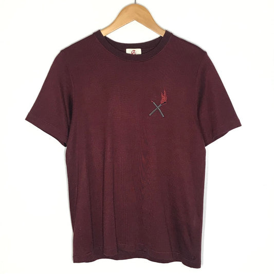 Paul Smith | ポール・スミス PS RED EAR EMBROIDERY PLATING CUT&SEWN 半袖Ｔシャツ PY-GT-84569 ボルドー/バーガンディー サイズ：M【倉吉店】
