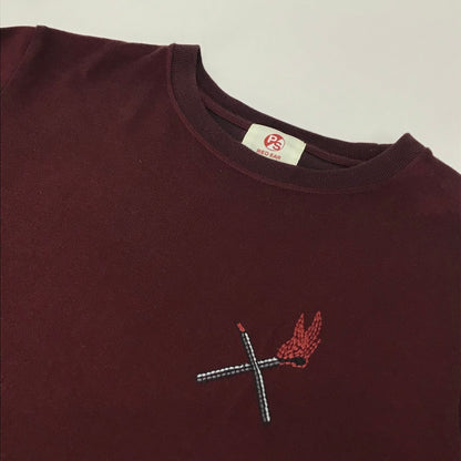 Paul Smith | ポール・スミス PS RED EAR EMBROIDERY PLATING CUT&SEWN 半袖Ｔシャツ PY-GT-84569 ボルドー/バーガンディー サイズ：M【倉吉店】